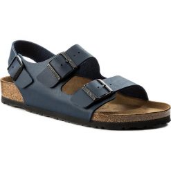 Sandały BIRKENSTOCK - Milano 0034751 Blue. Niebieskie sandały męskie Birkenstock, na lato, bez wzorów, z materiału, klasyczne, bez zapięcia. W wyprzedaży za 199.00 zł.