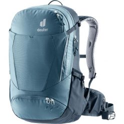Plecak rowerowy Deuter Trans Alpine 24 - atlantic/ink. Niebieskie plecaki damskie Deuter, bez wzorów, sportowe. Za 570.99 zł.