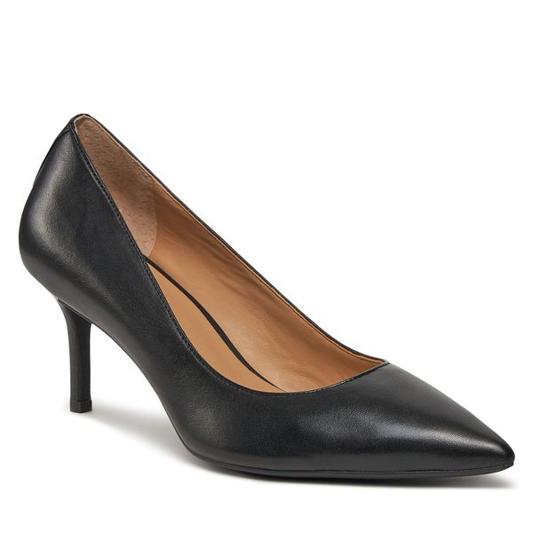 Szpilki LAUREN RALPH LAUREN. Czarne szpilki damskie Lauren Ralph Lauren, bez wzorów, bez obcasa, na szpilce, bez zapięcia. Za 429.99 zł.