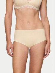 Triumph Figi klasyczne z wysokim stanem Pretty 10222227 Beżowy. Brązowe majtki damskie Triumph, z syntetyku. Za 45.00 zł.