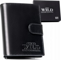 Portfel męski Always Wild N4L-P-GCL czarny. Czarne portfele męskie Always Wild, bez wzorów, ze skóry. Za 59.99 zł.