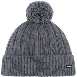 Czapka Eisbar Ayo Pompon MÜ. Szare czapki damskie Eisbar, bez wzorów. W wyprzedaży za 172.43 zł.