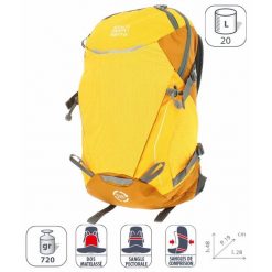 Plecak Elementerre talca 20 l. Żółte plecaki damskie Elementerre, bez wzorów, sportowe. Za 265.50 zł.