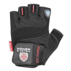 Rękawiczki fitness POWER-SYSTEM GET POWER. Czarne rękawiczki męskie POWER SYSTEM, bez wzorów. Za 42.00 zł.