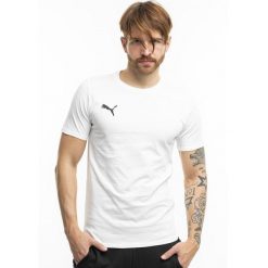 Koszulka sportowa męska Puma Team Goal. Białe koszulki sportowe męskie Puma, m, bez wzorów, z bawełny, bez ramiączek, na fitness i siłownię. Za 75.00 zł.