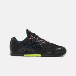Buty sportowe męskie Reebok Nano 2.0 sneakersy treningowe czarne (100201550). Czarne buty sportowe męskie Reebok, bez wzorów, bez zapięcia, na fitness i siłownię. Za 439.00 zł.