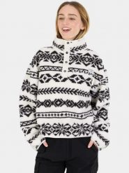 Sweter Damski Fundango Pacha. Białe swetry nierozpinane damskie FUNDANGO, na zimę, m, bez wzorów, z materiału, sportowe, bez kołnierzyka, bez ramiączek. Za 299.00 zł.