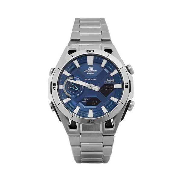 Zegarek Casio. Szare zegarki męskie Casio, bez wzorów, srebrne. Za 989.99 zł.
