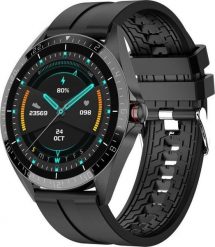 Smartwatch Kumi GW16T Czarny (GW16TB). Czarne zegarki smartwatch Kumi, bez wzorów. Za 63.85 zł.