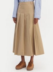 Weekend Max Mara Spódnica trapezowa Orme 2615101111 Beżowy Regular Fit. Brązowe spódnice damskie Weekend Max Mara, bez wzorów, z syntetyku, trapezowe. Za 1,239.00 zł.