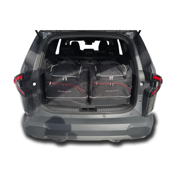 Torby Do Bagażnika Dacia Bigster Mhev 2025+ 5Szt Kjust. Czarne torby podróżne damskie KJUST, bez wzorów. Za 1,515.00 zł.