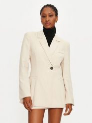 Vero Moda Marynarka Troian 10327345 Écru Slim Fit. Marynarki i żakiety damskie Vero Moda, bez wzorów, z syntetyku, bez kołnierzyka, bez ramiączek. Za 119.99 zł.
