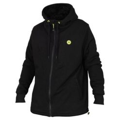 Bluza Męska Wędkarska Matrix Ocieplana Z Kapturem Sherpa Hoodie. Czarne bluzy męskie MATRIX, m, bez wzorów, z kapturem. Za 284.99 zł.