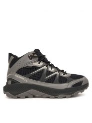 Merrell Trekkingi Tempo Exp Mid Waterproof J038275 Szary. Szare botki męskie Merrell, bez wzorów, z materiału, bez obcasa, bez zapięcia. Za 499.99 zł.