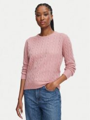 Robe di Kappa Sweter Jolie 65116CW Różowy Regular Fit. Czerwone swetry nierozpinane damskie Robe di Kappa, s, bez wzorów, z wełny, bez kołnierzyka, bez ramiączek. Za 249.99 zł.