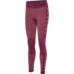 Damskie legginsy mid-rise Hummel Clea. Fioletowe legginsy damskie Hummel, bez wzorów, z dzianiny. Za 191.50 zł.