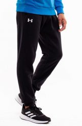 Spodnie męskie Under Armour Rival Fleece Joggers czarne 1379774 001 S. Czarne spodnie sportowe męskie Under Armour, m, bez wzorów. Za 235.99 zł.