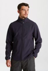 Kurtka softshell Craghoppers Expert Basecamp. Niebieskie kurtki męskie Craghoppers, na lato, m, bez wzorów, z materiału, bez kaptura. Za 365.05 zł.