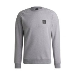 Damski sweter okrągły z wyściółką Boss Equestrian Lex. Szare swetry nierozpinane damskie BOSS EQUESTRIAN, m, bez wzorów, ze skóry, eleganckie, bez kołnierzyka, bez ramiączek. Za 555.00 zł.