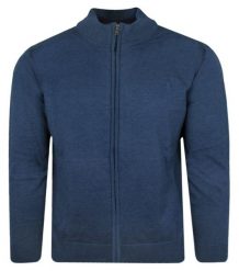 Bluza Zapinana na Zamek, Niebieska bez Kaptura, Męska -EXPOMEN. Niebieskie bluzy męskie Expomen, l, bez wzorów, z bawełny, klasyczne, bez ramiączek, bez kaptura. Za 199.00 zł.