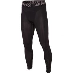 Bielizna baselayer 4FPro SPMF403 - głęboka czerń. Spodnie sportowe męskie 4F, m, bez wzorów, z jersey. W wyprzedaży za 79.99 zł.
