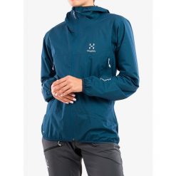 Kurtka z membraną damska Haglofs L.I.M Proof Jacket. Zielone kurtki sportowe damskie Haglöfs, l, bez wzorów, bez ramiączek, bez kaptura, trekkingowe. Za 608.99 zł.