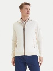 Bugatti Kurtka przejściowa 8700-15121E Écru Regular Fit. Białe kurtki męskie Bugatti, m, bez wzorów, z bawełny, bez kaptura. Za 729.99 zł.