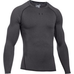 Koszulka z długim rękawem męska Under Armour HeatGear Compression LS. Szare bluzy męskie Under Armour, m, bez wzorów, sportowe, bez ramiączek, bez kaptura. Za 159.00 zł.