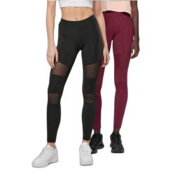 Damskie legginsy z dzianiny Urban Classics Tech (x2). Czarne legginsy damskie Urban Classics, bez wzorów, z dzianiny. Za 214.00 zł.