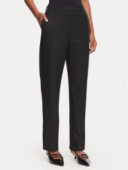 KARL LAGERFELD Spodnie materiałowe B3W10085 Czarny Regular Fit. Czarne spodnie materiałowe damskie KARL LAGERFELD, bez wzorów, z materiału. Za 1,299.00 zł.