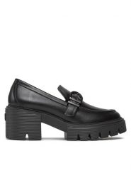 Stuart Weitzman Półbuty Maverick Soho Loafer SF624 Czarny. Czarne półbuty damskie Stuart Weitzman, bez wzorów, ze skóry, bez obcasa, na obcasie, bez zapięcia. Za 2,219.00 zł.