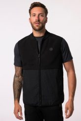 Męska Kamizelka polarowa golf kołnierz college do 7XL. Czarne swetry męskie JAY-PI, m, bez wzorów, z materiału, bez kołnierzyka, bez ramiączek. Za 223.99 zł.