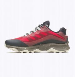 Buty trekkingowe męskie Merrell Moab Speed czarno-czerwone r. 45. Czarne trekkingi męskie Merrell, bez zapięcia. Za 397.99 zł.