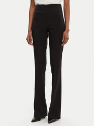 Rinascimento Spodnie materiałowe CFC0122830003 Czarny Regular Fit. Czarne spodnie materiałowe damskie Rinascimento, bez wzorów, z materiału. Za 389.99 zł.