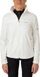 Columbia Bluza damska Fast Trek II biała r. L (1465351125). Białe bluzy damskie Columbia, l, bez wzorów, bez ramiączek, bez kaptura. Za 177.80 zł.