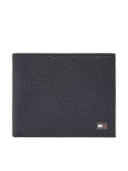 Tommy Hilfiger Portfel Th Flag Mini Cc Wallet AM0AM13518 Granatowy. Niebieskie portfele męskie Tommy Hilfiger, bez wzorów, ze skóry. Za 229.99 zł.