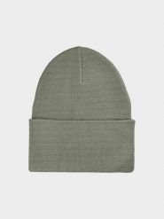 4F Czapka zimowa uniseks - oliwkowa/khaki Uniwersalny. Brązowe czapki męskie 4F, na zimę, bez wzorów, z materiału. W wyprzedaży za 29.99 zł.