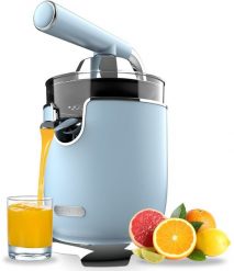 CECOTEC Xqueeze RetroJuice 1000 Blue. Niebieskie wyciskarki Krups. Za 189.99 zł.