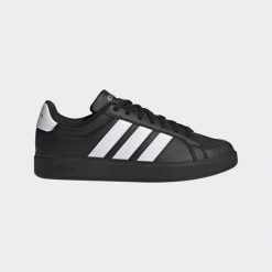 Adidas Buty męskie adidas Streettalk czarne JP8276 42 2/3. Czarne buty sportowe męskie Adidas, bez wzorów, bez zapięcia. Za 301.31 zł.
