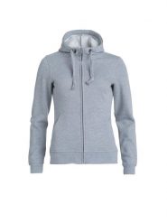 Clique Basic Hoody Full Zip Women – bluza z kapturem szary melanż – grey melange. Szare bluzy damskie CLIQUE, l, bez wzorów, z bawełny, wizytowe, bez ramiączek, z kapturem. Za 187.66 zł.