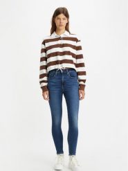 Levi's® Jeansy 721™ 18882-0594 Granatowy Skinny Fit. Niebieskie jeansy damskie bez wzorów, z bawełny. Za 549.99 zł.