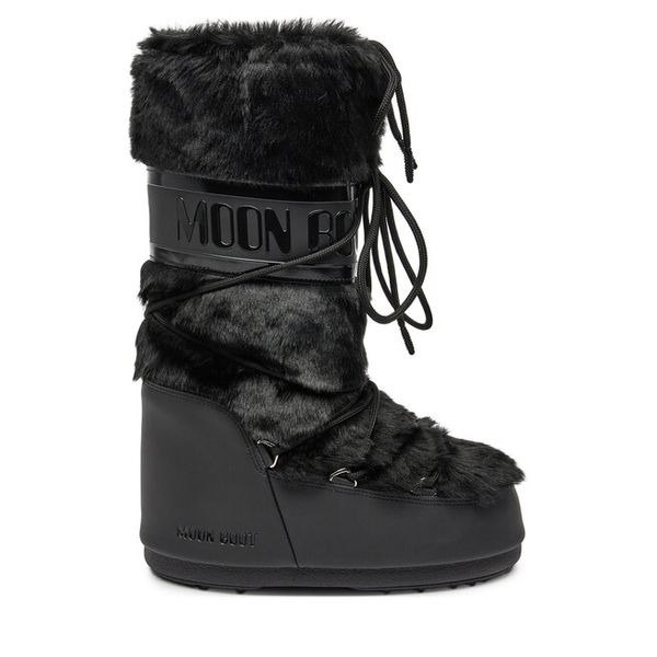 Śniegowce Moon Boot. Czarne śniegowce damskie Moon Boot, bez zapięcia. Za 1,219.00 zł.