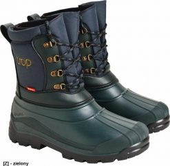 BDTROP2 - Buty męskie trzewiki śniegowce ocieplane TROP2 wykonane z wodoodpornej tkaniny poliestrowej podeszwa z termokauczuku (TR) wymienny wkład oci. Buty zimowe męskie Reis, bez wzorów, z dzianiny, bez obcasa, bez zapięcia. Za 188.78 zł.