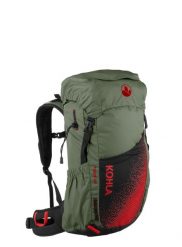 Plecak turystyczny Kohla Track 28L - bronze green/flame scar/caviar. Zielone plecaki męskie KOHLA, bez wzorów, z meshu. Za 614.89 zł.