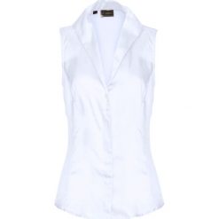 Bluzka Premium bonprix biały. Białe bluzki damskie bonprix, bez wzorów, bez kołnierzyka, bez ramiączek. Za 119.99 zł.