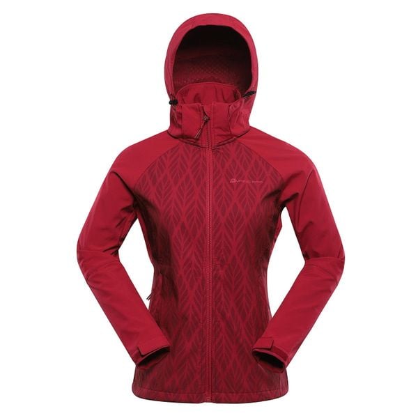 Kurtka softshell damska Alpine Pro Hoora. Czerwone kurtki sportowe damskie Alpine Pro, xs, bez wzorów, z softshellu, bez ramiączek, bez kaptura, trekkingowe. W wyprzedaży za 369.00 zł.