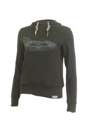 Damska bluza merino WETIA. Czarne bluzy damskie LASTING, s, bez wzorów, z dzianiny, klasyczne, bez ramiączek, z kapturem. Za 902.05 zł.