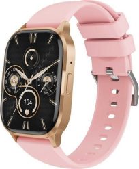 Smartwatch XO XO smartwatch J10 Amoled różowo-złoty. Czerwone zegarki smartwatch XO, bez wzorów. Za 150.34 zł.