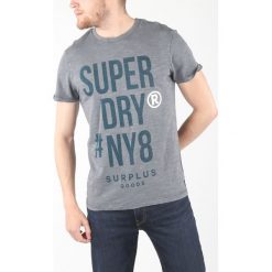 SuperDry Koszulka Szary. Szare t-shirty męskie Superdry, l, bez wzorów, z bawełny, bez kołnierzyka, bez ramiączek. Za 188.95 zł.