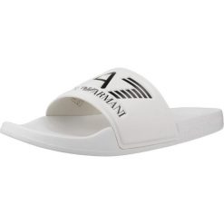 Sandały EMPORIO ARMANI SCARPE BEACHWEAR Biały. Białe sandały męskie EA7, bez wzorów, z materiału, bez zapięcia. Za 171.99 zł.